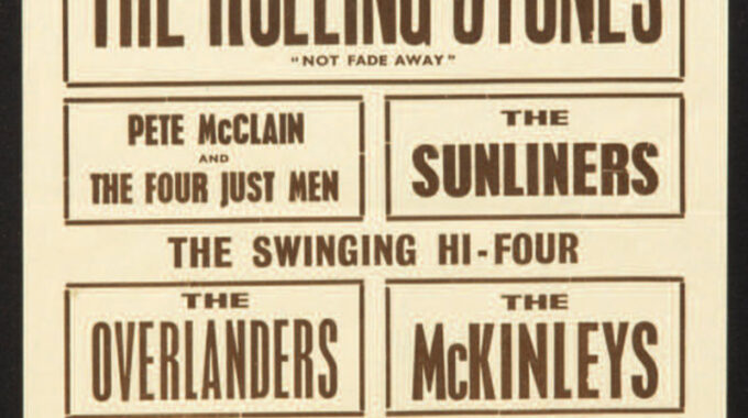 Rolling Stones handbill
