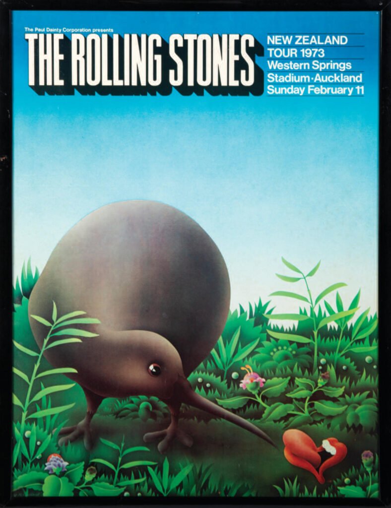 Rolling Stones New Zealand Tour Poster