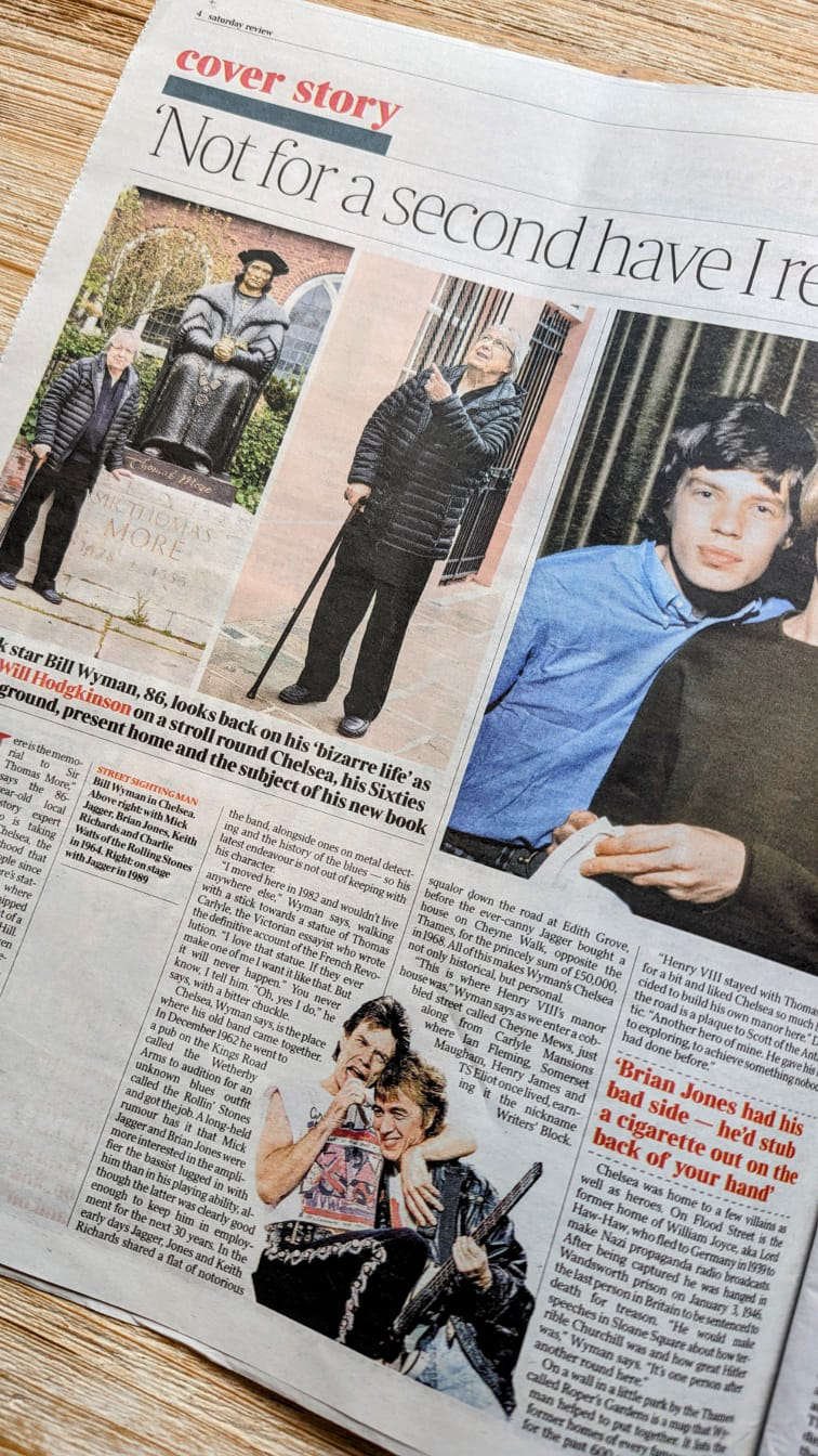 Bill Wyman The Times Saturday Review - body image 2